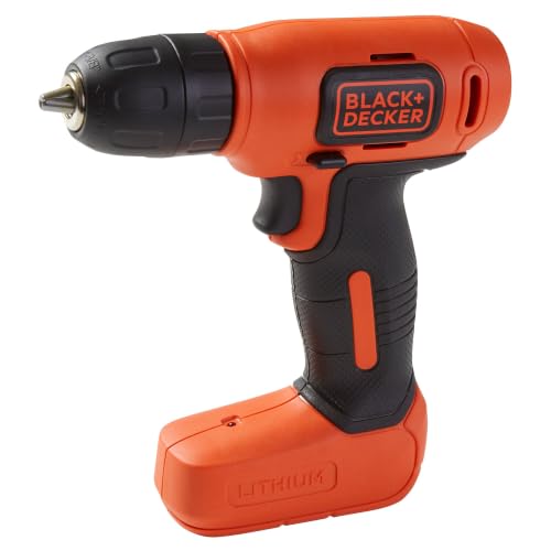 BLACK+DECKER 8V MAX* Cordless Drill + 43 pc. Home Decor Project Kit (BDCD8HDPK)