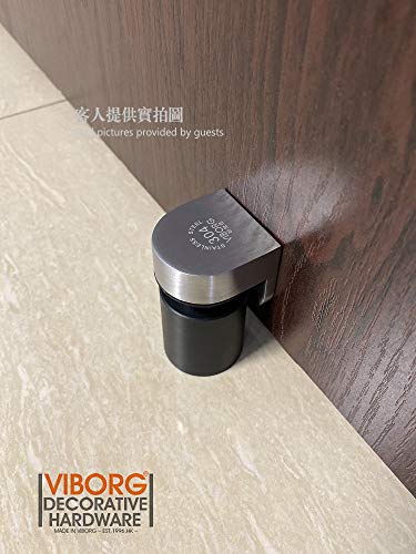 VIBORG Deluxe Solid Sus304 Stainless Steel Casting Powerful Floor Mount Mounted Magnetic Pop Up Doorstop Door Stopper Door Stop Door Catch RS-39A