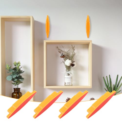 4pcs Magnetic Stud Finder Wall Detector Scanner No Batteries Required Stud Finder for Drywall and Wood(COLOR:yellow)