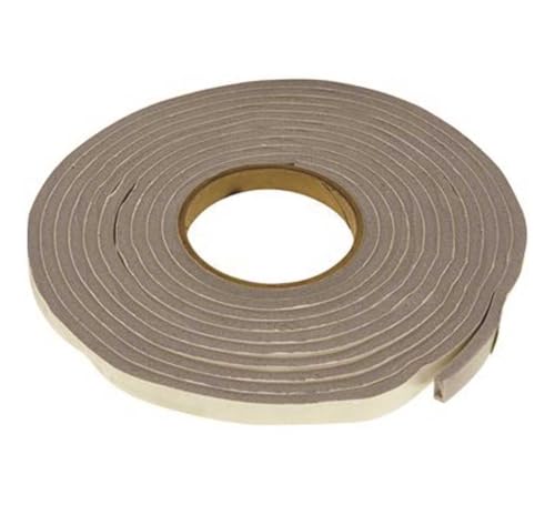 Frost King Vinyl Foam Tape - Closed Cell - Moderate Compression, 3/4" W, 3/16" Thick, 17' L, Grey - size: Pack of 1, style: 3/4"W,3/16"T,17'L,Grey
