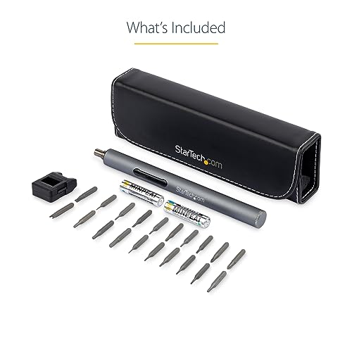 StarTech 20-Bit Electric Precision Screwdriver Set, TAA (CTK20PCEDRIVE) - style: 20 Piece