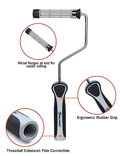 ROLLINGDOG 4" Jumbo Mini Paint Roller Frame - color: paint roller frame(Pack of 1)