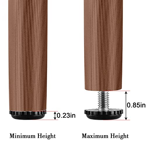 Stainless Steel Screw Furniture Leveling Feet 5/16-18 Screw in Threaded Furniture Levelers Adjustable Table Chair Levelers Feet Glides for Chairs Tables Cabinet Patio Furniture- 8 Pack - color: Furniture Leveler Screws 16pack-stainless Steel