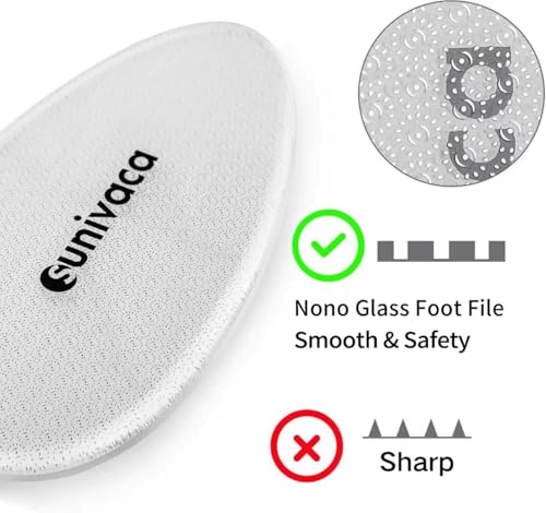Glass Foot File Callus Remover for Feet, Heel Scraper, Pumice Stone, Diabetic Feet Scrubber Dead Skin Remover for Feet Professional Pedicure Tools - color: Coarse-pro