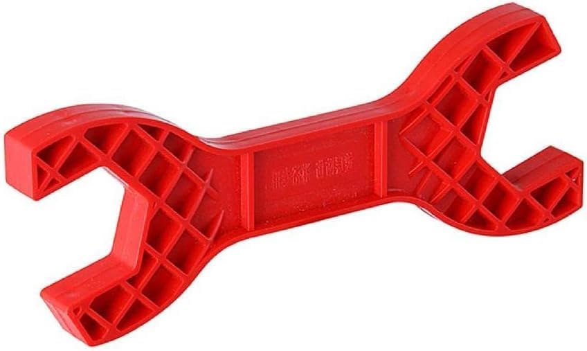 1Pc Red Multifunctional Double Head Shower Wrench Plastic Made Lightweight Bathroom Wrenches for Faucet Shower Wrench Tool,Adjustable Wrenches,Small in Size,Tools and Home Improvement,Hand Tools