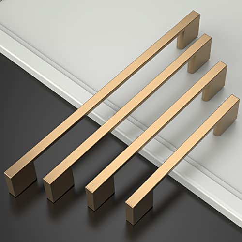 Asidrama 10 Pack 11.3 Inch(288mm) Champagne Bronze Kitchen Cabinet Handles, Cabinet Pulls Kitchen Cabinet Hardware for Cupboard Drawer Pulls - color: Champagne Bronze, size: 11.3" Hole Center(288mm), style: 10 Pack