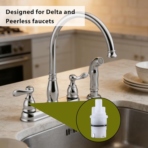 RP42096 Faucet Cartridge Repair Kit Compatible with Delta and Peerless faucet (2 Pack)