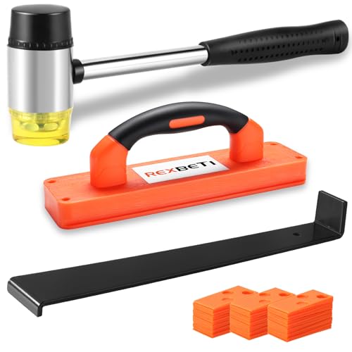 REXBETI Laminate Wood Flooring Installation Kit, LVP/Vinyl Flooring Tools - style: 43-Piece Flooring Installation Kit