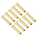 PATIKIL Brass Compression Insert for 1/8" Tube OD, 10 Pack Insert Tube Support Compression Fitting Assortment Kit for Water Oil Air Pipe - size: 1/8 Inch