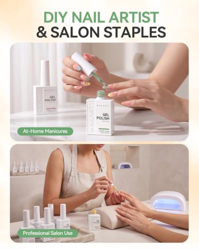 Makartt Pastel Gel Nail Polish Set 15ML: 6 Spring Summer Colors - color: Barcelona Brights