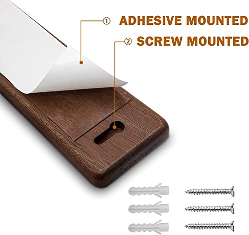 HOSHANHO Knife Magnetic Strip, Acacia Wood Powerful Magnetic Knife Holder - size: 10"