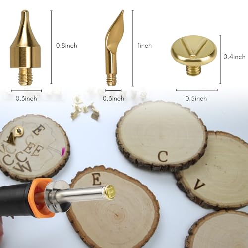 Wood Burning Tips Letters,Wood Burning Alphabet Template for Embossing and Carving Crafts
