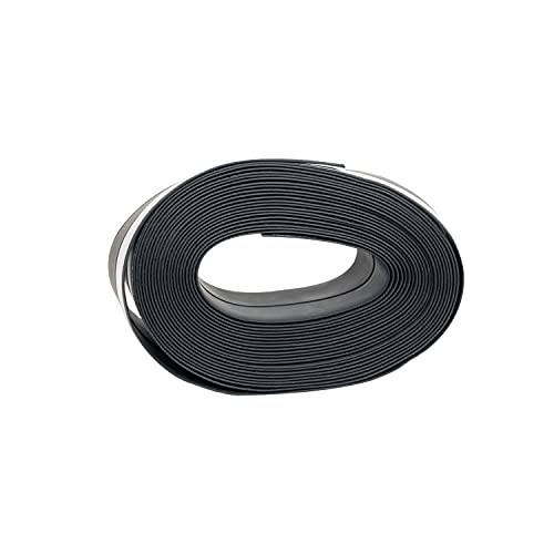 Door Weatherstrip Strong Adhesive Door Bottom Seal Black Rubber Strip 16.4 Feet Length Weather Stripping Bottom Seal Strip Door Winddow Sweep Weather Stripping Draft Stopper