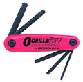 Bondhus 12897 GorillaGrip Ball End Tip Fold Up Tool with ProGuard Finish, 5mm - 10mm, 5 Piece - size: 5mm - 10mm