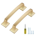 30 Pack Kitchen Cabinet Handles 3-3/4 Inch Champagne Bronze Cabinet Pulls - color: Champagne Bronze, size: 3-3/4 Inch Hole Centers