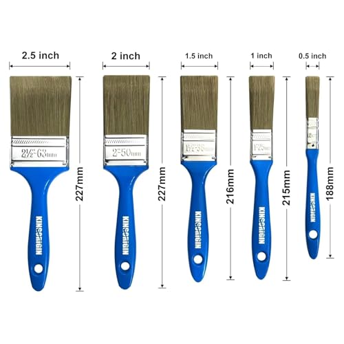 King Origin Paint Brush Set 30 Pack Paint Brushes 0.5" 1" 1.5" 2" 2.5" - color: 30 Pack, Multi-size
