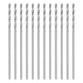 HARFINGTON 12pcs Micro Jobber Twist Drill Bits #68 0.75mm / 0.03" High Speed Steel HSS Mini Drilling Bit Tool for Stainless Steel Aluminum Wood Plastic - size: 0.75mm