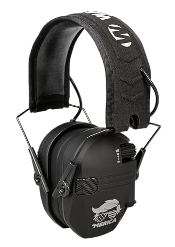 Walker's Razor Slim Electronic Muff - color: T24 Merica, size: One Size (4-Pack)