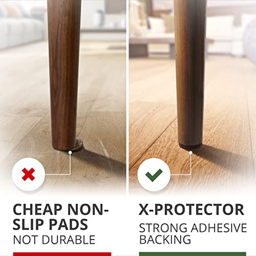 X-Protector Non Slip Furniture Pads for Hardwood Floors 32 PCS 2” - size: 32 Round 2"