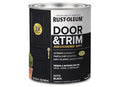 Rust-Oleum 369383 Advanced Dry Door & Trim Paint, Quart, Satin Black - color: Satin Black