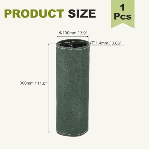 Duct Connector (4") - Flexible Canvas Female Fit Air Duct Vibration Noise Reducing Ducting Coupler Pipe Fitting Coupling for HVAC Ventilation Exhaust Fan Vent Systems, Green - size: 4 Inch