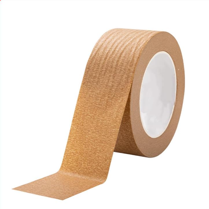 Brown Painters Tape 2 inch Wide Brown Masking Tape Paint Tape Paper Tape 2 inch x 55 Yards - color: Brown, size: 2 Inch