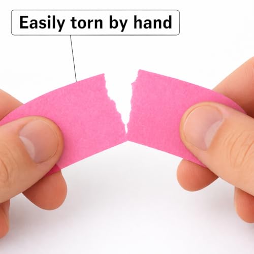 2 Pack Pink Painters Tape - Masking Tape 1 Inch Wide - Multi-Surface, Smart Adhesion, Indoor & Outdoor - 180FT Total - Paint Tape for DIY, Labeling, Art, Car, General Purpose (#3910) - color: Pink