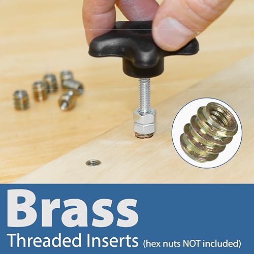 46 Piece T Track Bolts and Knobs Kit 1/4-20