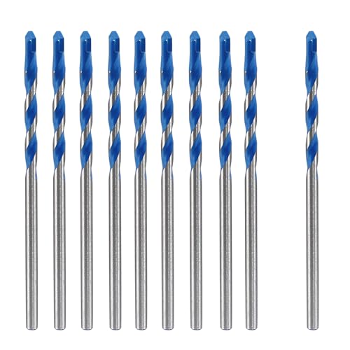 Piutouyar 10 Pcs 4mm Masonry Drill Bits, 4mm/5/32