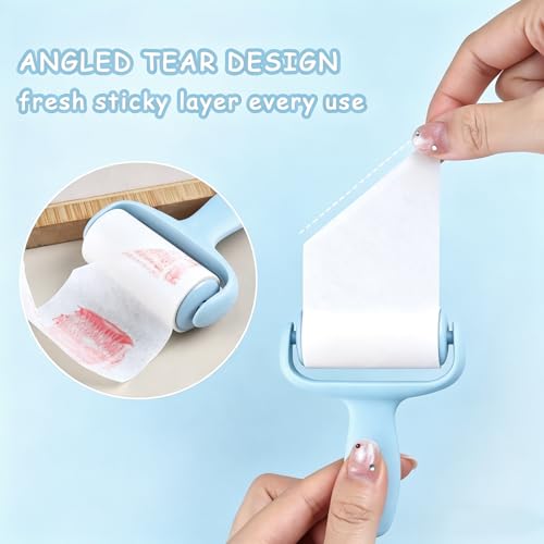 Mini Nail Stamper Cleaner Roller Kit with 2 Refills - color: #2 mini