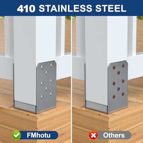 #10 x 3 Stainless Steel Deck Screws, 350Pcs 410 Grade Stainless Steel - size: #10 × 3"