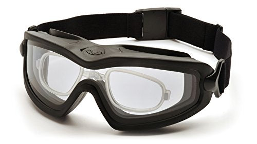 Pyramex Safety Products GB6420SDT V2G Plus Safety Glasses, Gray Anti-Fog Dual Lens - color: Rx Insert for V2g Plus