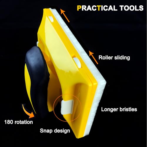 Snap-Lock Paint Edger, No Tape Edge Trimmer for Walls & Ceilings - color: Yellow