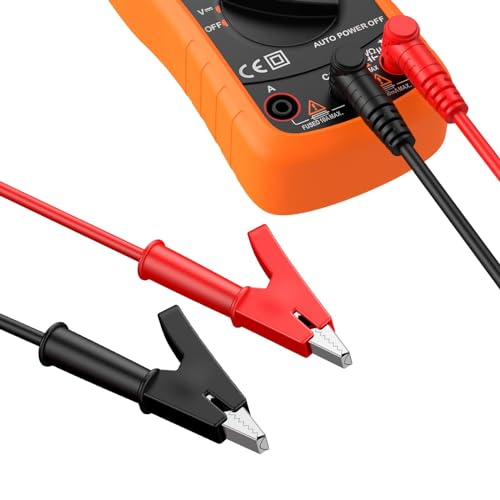 Proster 4mm Banana to Alligator Clip - 15A 1000V Test Lead 1m Pure Copper
