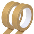 2 Pack Brown Painters Tape - Brown Masking Tape 1 Inch Wide - Multi-Surface, Smart Adhesion, Indoor & Outdoor - Paint Tape for DIY, Labeling, Art, Car, General Purpose - 180FT Total - color: Brown