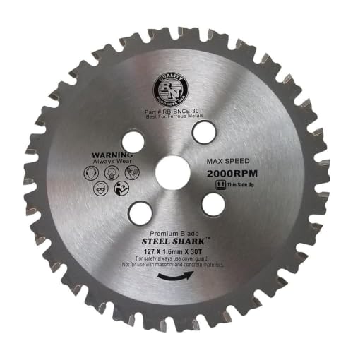 BN Products The Steel Shark 5-inch Replacement Blade for use with The BNCE-30 Cutting Edge Saw