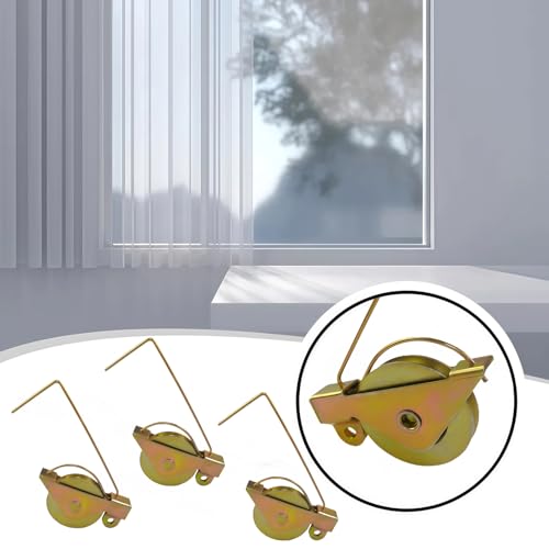8 Pack Sliding Screen Door Rollers, Screen Door Rollers Replacement Kit - Compatible with KDEX20 Series KD Screen Doors, 1-1/4" Concave Ball Bearing Steel Patio Glass Screen Door Wheels Hardware