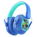 iClever EM01 Noise Cancelling Headphones for Kids Adults, SNR 29dB EarMuffs - color: Q-monster Jam Blue