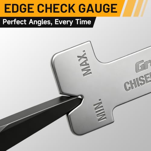 GRENPRO 16‑Piece Heavy Duty Punch Chisel Set, 40CrV with Storage Pouch