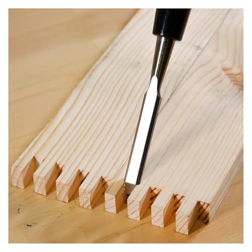 Buck Brothers 120104BC 5/8" Wood Chisel Made in USA, For Paring and Finishing Cuts in Carpentry and Woodworking, Tempered Tool Steel Blade, Mallet-Safe Handle - size: 5/8"