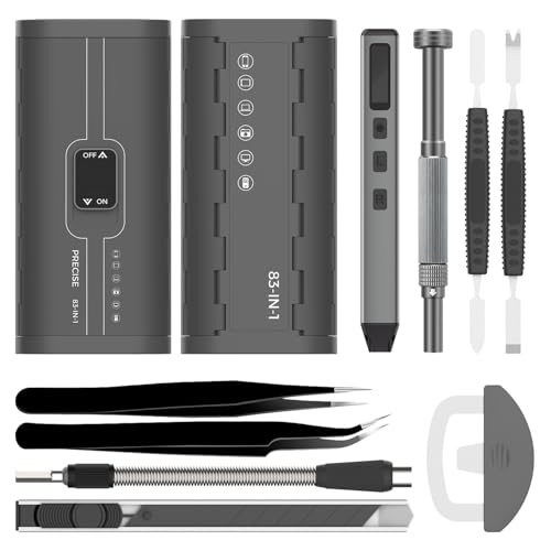 83 in 1 Electric Screwdriver Kit, Multi-Purpose Precision Repair Tool Set, Professional Magnetic Repair Tool Kit with 71 Bits for Computer, PC, Phone, Laptop,Drones, Watch, Xbox, PS5