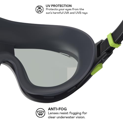 Speedo Unisex-Adult Swim Goggle Biofuse 2.0 - color: Mask Black/Steel