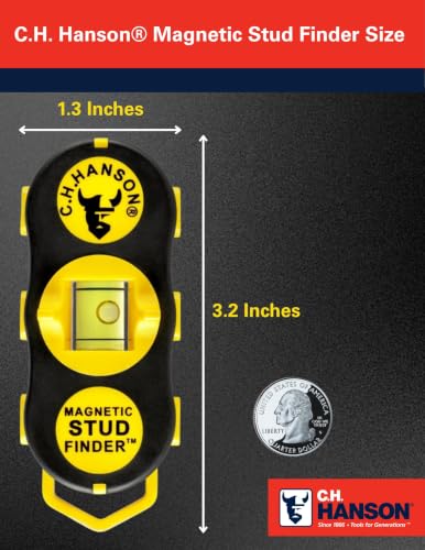 CH Hanson 03040 Magnetic Stud Finder Pack of 2
