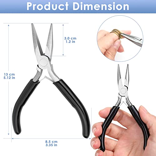 Billbotk Chain Nose Pliers For Jewelry Making, Flat Nose Jewelry Pliers, Craft Pliers For Jewelry Making - style: Chain Nose Pliers