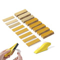 80PCS Micro Detail Sander Kit, Hook Loop Sandpaper 80-800 Grit - style: Yellow(Grit 80-800)