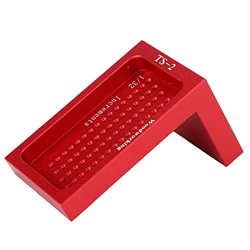 TS 2 Woodworking Ruler, Cross Calibration Ruler, Saddle Square Marking Gauge Woodworking T Type Scribing Marking Gauge Linear Measurement Tool