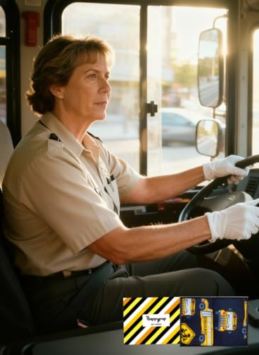 HAPPYPOP Funny Gifts for Women Men - Mechanic Graphic Designer Bus Driver Plumber Sock - color: Trust Me I'm a Bus Driver