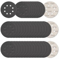 100Pcs 5 Inch Sanding Discs Hook & Loop 8-Hole Wet Dry Sandpaper 400 Grit - style: 100Pcs 400 Grit