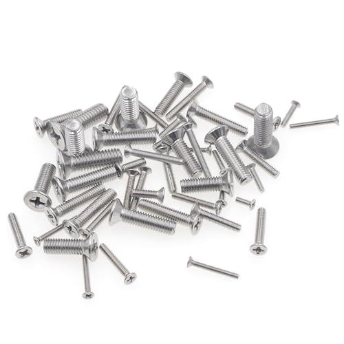 Metric M2-M6 304 Stainless Steel Phillips Flat Head Machine Screw Kit