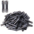 250PCS Heat Shrink Butt Wire Connectors 14-12 AWG, Insulated Waterproof Electrical Wire Connectors Automotive Marine Grade Wire Crimp Terminals Butt Splices, Ideal for Boat, Truck, Black - size: Black 250 PCS